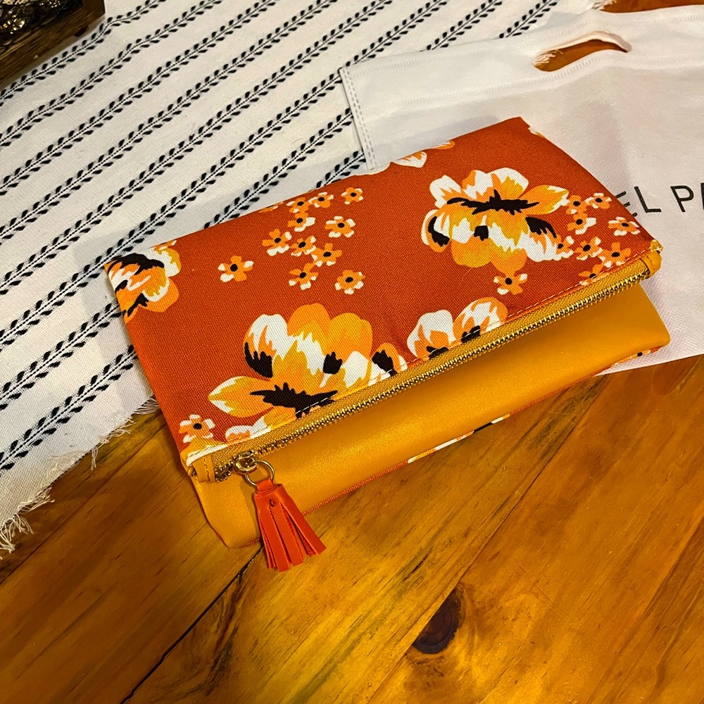 Rachel Pally floral reversible clutch